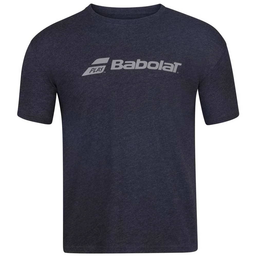 Babolat Men’s Exercise Crew Neck Tennis Training Tee (Black Heather) 3 Babolat Men’s Exercise Crew Neck Tennis Training Tee (Black Heather)