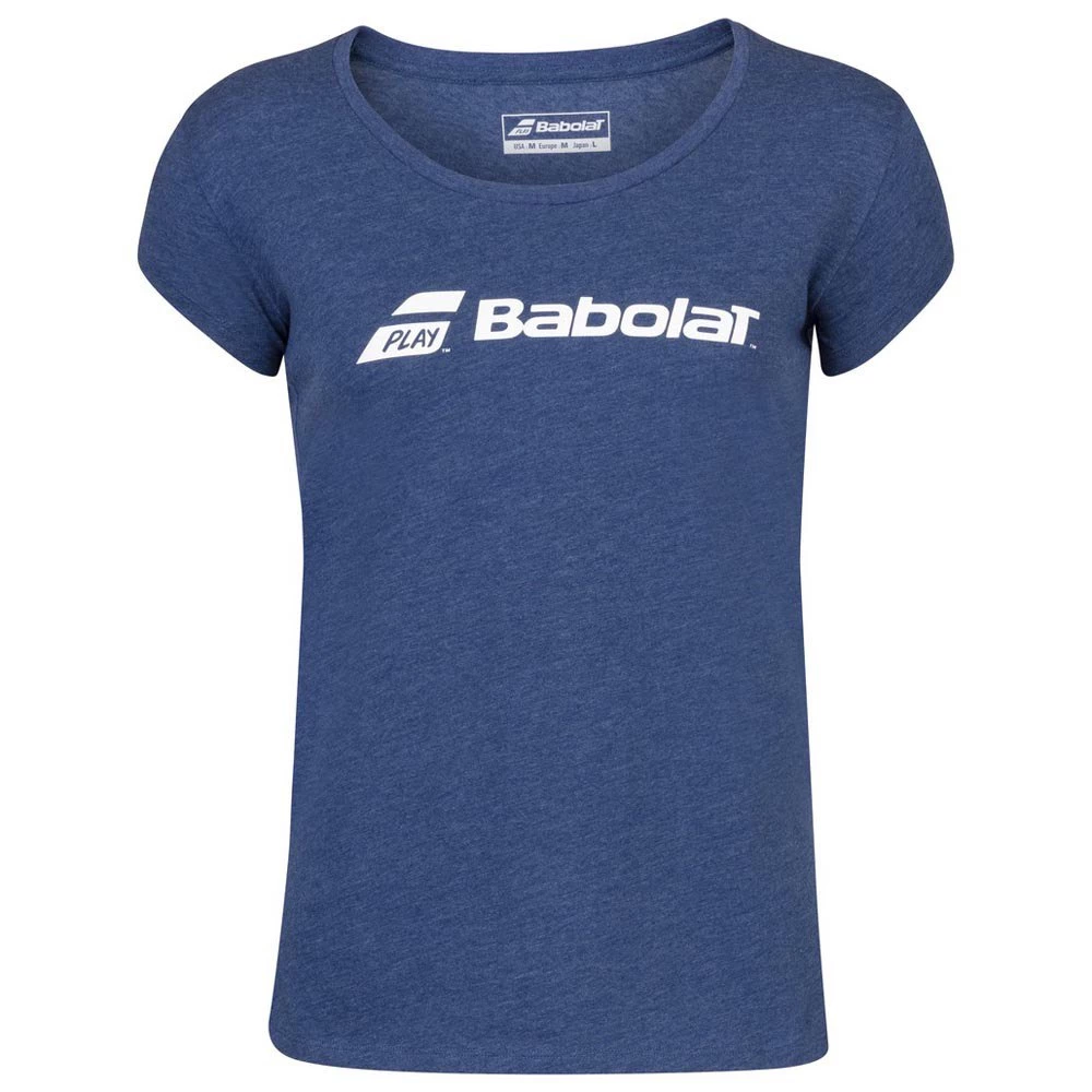 Babolat Women’s Exercise Tennis Training Tee (Estate Blue/Heather) 3 Babolat Women’s Exercise Tennis Training Tee (Estate Blue/Heather)