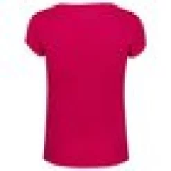 Babolat Women’s Exercise Tennis Training Tee (Red Rose/Heather) -Tecnifibre Shop babolat exercise logo womens red rose back 1000 1000