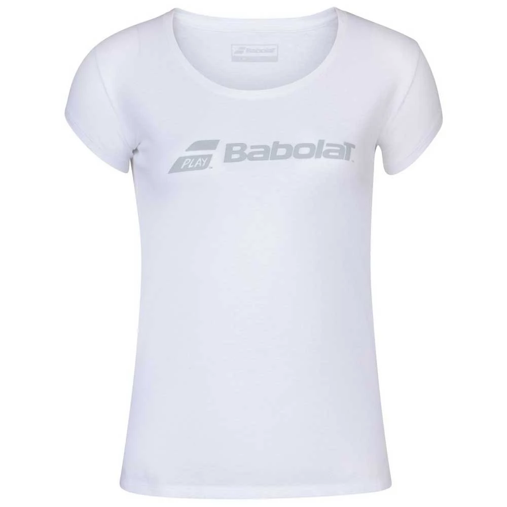 Babolat Girls’ Exercise Tennis Training Tee (White/White) 3 Babolat Girls’ Exercise Tennis Training Tee (White/White)