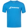Babolat Boy’s Exercise Tennis Training Tee (Aster Blue/Heather) 1 Babolat Boy’s Exercise Tennis Training Tee (Aster Blue/Heather) -Tecnifibre Shop babolat exercise training tee aster blue heather 1000 1000