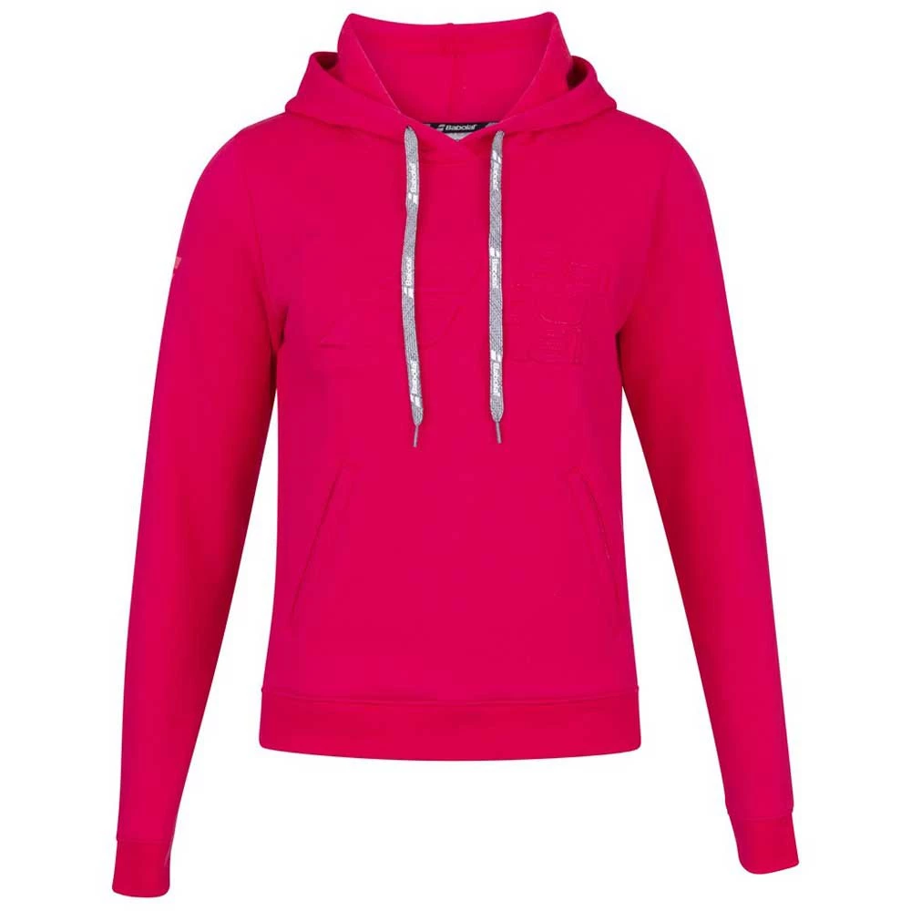 Babolat Kids’ Exercise Hooded Tennis Training Sweatshirt (Red Rose) 3 Babolat Kids’ Exercise Hooded Tennis Training Sweatshirt (Red Rose)