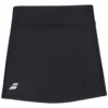 Babolat Girl’s Play Tennis Skirt With Built In Shorties (Black/Black)