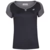 Babolat Women’s Play Cap Sleeve Tennis Top (Black/Black) 2 Babolat Women’s Play Cap Sleeve Tennis Top (Black/Black) -Tecnifibre Shop babolat play cap sleeve teniis top black 1000 1000