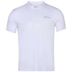 Babolat Men’s Play Tennis Polo (White/White)