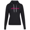 Babolat Women’s Exercise Hooded Tennis Training Sweatshirt (Black/Black) -Tecnifibre Shop babolat womens exercise hooded training sweatshirt black 1000 1000