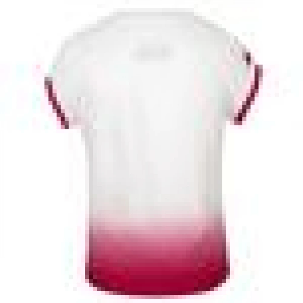 Babolat Girls Compete Cap Sleeve Tennis Top With Performance Polyester (White/Vivacious Red) 4 Babolat Girls Compete Cap Sleeve Tennis Top With Performance Polyester (White/Vivacious Red) - Image 2