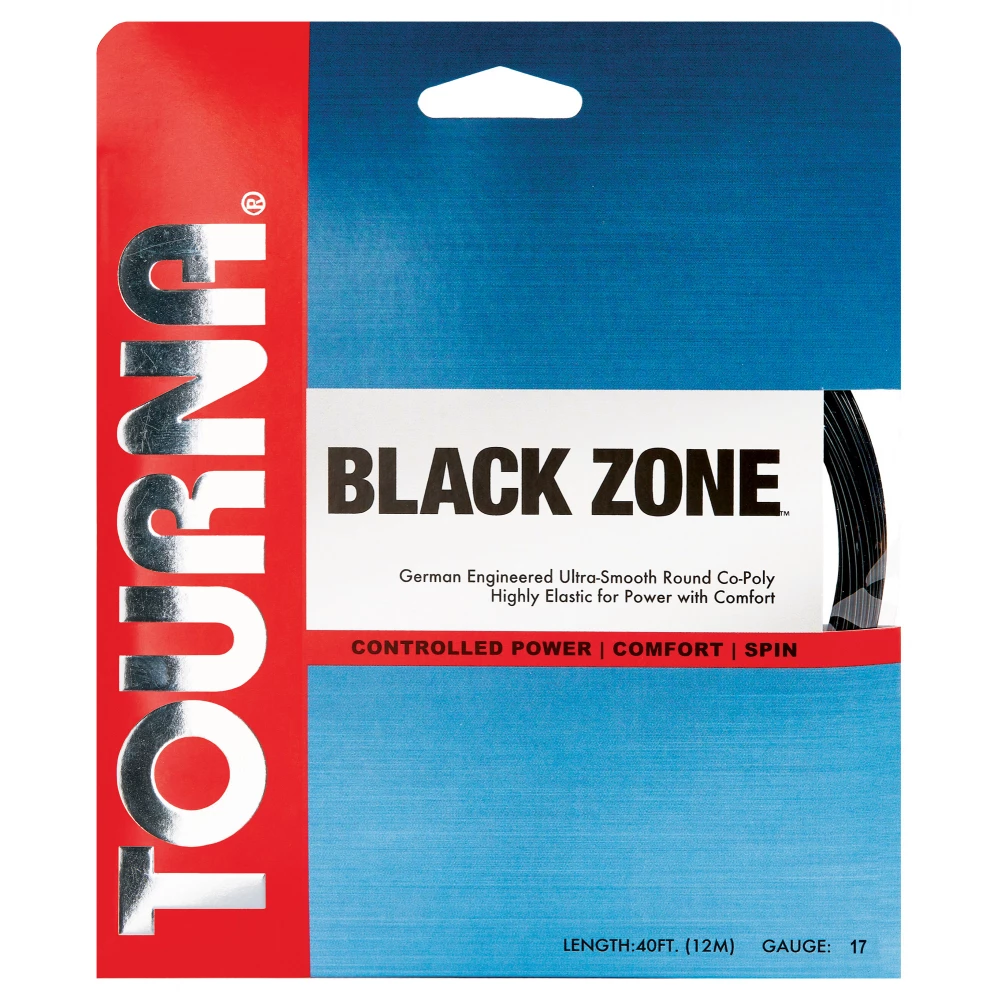 Tourna Big Hitter Black Zone 18g Tennis String (Set) 3 Tourna Big Hitter Black Zone 18g Tennis String (Set)