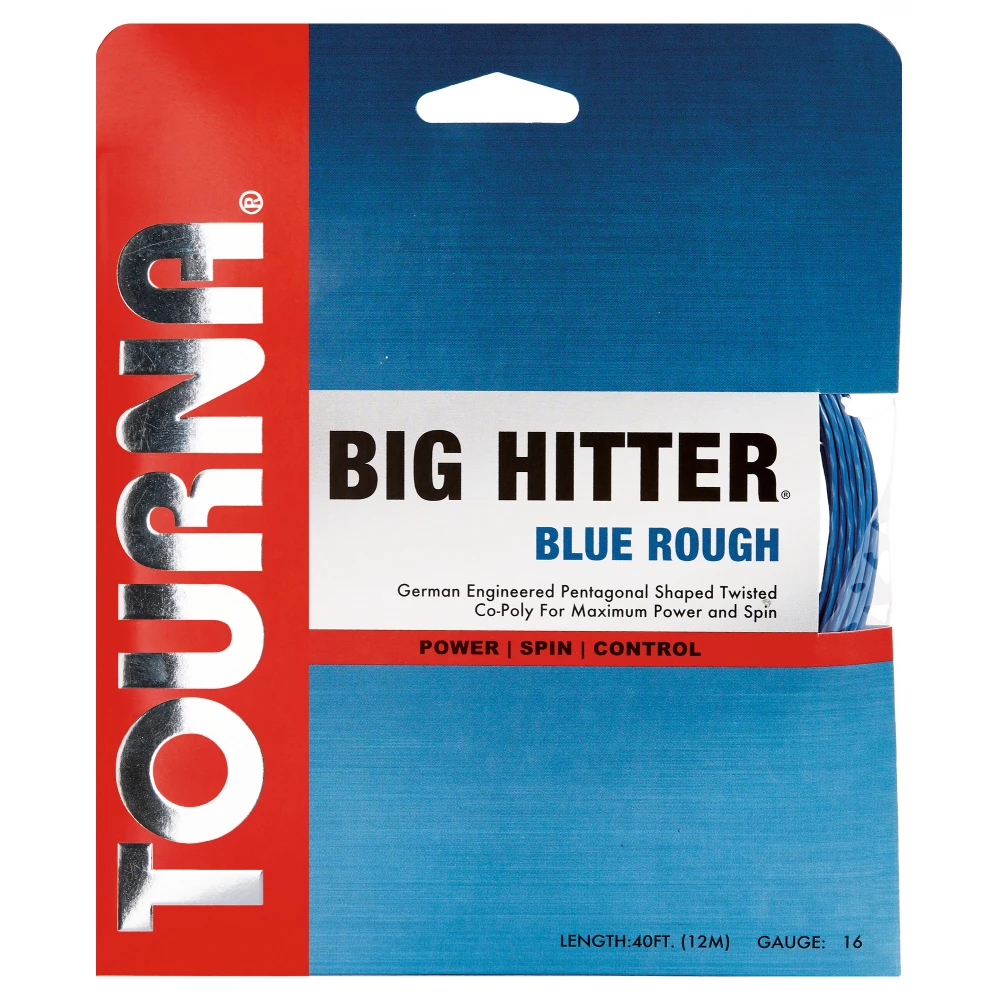 Tourna Big Hitter Blue Rough 16g Tennis String (Set) 3 Tourna Big Hitter Blue Rough 16g Tennis String (Set)