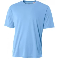 A4 Men’s Performance Crew Shirt (Light Blue)