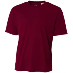 A4 Men’s Performance Crew Shirt (Maroon)