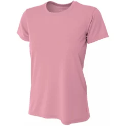 A4 Women’s Cooling Performance Crew Neck Tee (Pink)