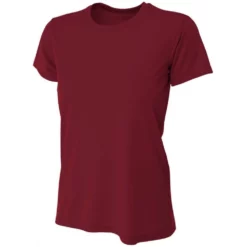 A4 Women’s Cooling Performance Crew Neck Tee (Cardinal)