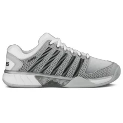 K-Swiss Men’s Hypercourt Express Tennis Shoes (Gray/White/Silver)