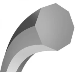 Gamma OCHO 16g Tennis String (Set) -Tecnifibre Shop gamma tennis cross section 600x600 1000 1000 2