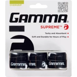 Gamma Supreme Overgrip (3-Pack, Assorted Colors)