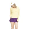 BloqUV Women’s Sun Protective Mock Zip Long Sleeve Athletic Top (Lemon Yellow) -Tecnifibre Shop imgonline com ua resize lemon yellow zip top 1000 1000