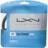 Luxilon ALU Power Spin 127 Tennis String (Set) 1 Luxilon ALU Power Spin 127 Tennis String (Set) -Tecnifibre Shop luxilon alu power 127 spin 16g 1000 1000