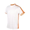 DUC Jailbird Men’s Tennis Crew (White/Orange) -Tecnifibre Shop m2003 wog duc jailbird mens tennis crew front 1000 1000