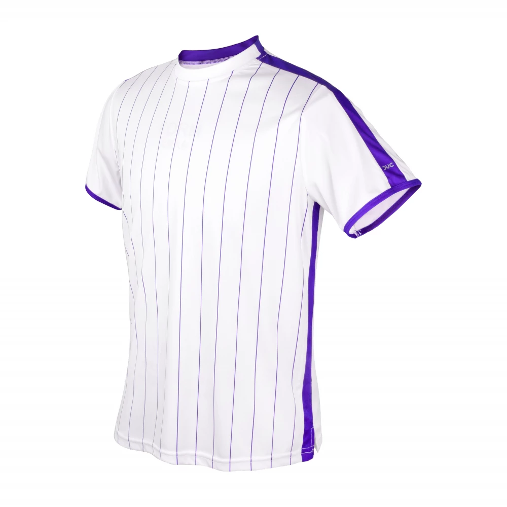 DUC Jailbird Men’s Tennis Crew (White/Purple) 3 DUC Jailbird Men’s Tennis Crew (White/Purple)