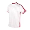 DUC Jailbird Men’s Tennis Crew (White/Red) -Tecnifibre Shop m2003 wrd duc jailbird mens tennis crew front 1000 1000