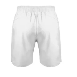 DUC Hunter Men’s Tennis Shorts (White) -Tecnifibre Shop m2004 wht duc hunter mens tennis short back 1000 1000