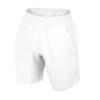 DUC Hunter Men’s Tennis Shorts (White) -Tecnifibre Shop m2004 wht duc hunter mens tennis short front 1000 1000