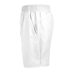 DUC Hunter Men’s Tennis Shorts (White) -Tecnifibre Shop m2004 wht duc hunter mens tennis short side 1000 1000