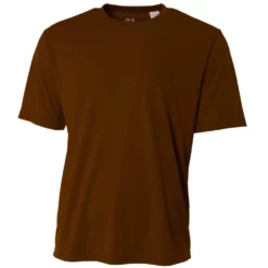A4 Men’s Performance Crew Shirt (Brown)
