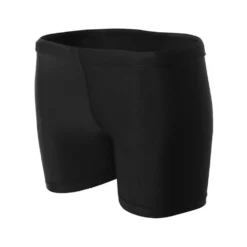 A4 Women’s 4 Inch Compression Short (Black)