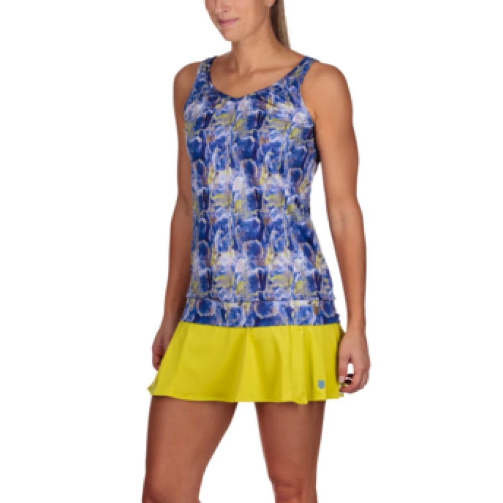 K-Swiss Women’s Sideline Tennis Top (Blue Print) 2 K-Swiss Women’s Sideline Tennis Top (Blue Print)