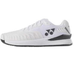 Yonex Men’s Power Cushion Eclipsion 4 Tennis Shoes (White) -Tecnifibre Shop ste4w yonex mens power cushion eclipsion 4 tennis shoes white left 1000 1000