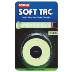Tourna Soft Tac Neon Green Overgrip (3 Pack)