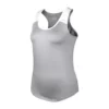 DUC Christie Women’s Tennis Tank (Silver/White) [SALE] -Tecnifibre Shop w2001 slw duc christie tennis tank silver whitefront 1000 1000
