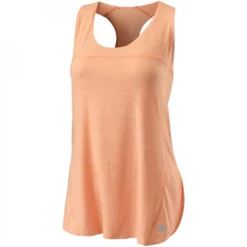 Wilson Women’s UL Kaos Tennis Tank (Papaya Punch/White)