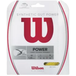 Wilson Synthetic Gut Power 17g Gold Tennis String (Set)