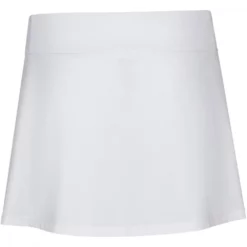 Babolat Women’s Compete Tennis Skirt W/ 13” Inseam And Performance Polyester (White/White) -Tecnifibre Shop womens skirt white 13 inch back 1000 1000