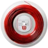 Wilson Revolve Twist 16g Red Tennis String (Reel) -Tecnifibre Shop wr830000416 revolve twist 16 rd reel 1000 1000