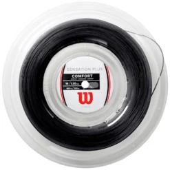 Wilson Sensation Plus 16g Black Tennis String (Reel)