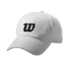 Wilson Summer II Tennis Cap (White) -Tecnifibre Shop wra770801 wilson summer tennis cap 2 white front 1000 1000