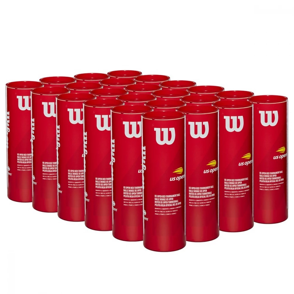Wilson US Open Red Tournament Transition Tennis Ball Case (72 Balls) 3 Wilson US Open Red Tournament Transition Tennis Ball Case (72 Balls)