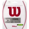 Wilson Synthetic Gut Power 16g Lime Green Tennis String (Set) -Tecnifibre Shop wrz945700 synthetic gut power 16 li pkg 1000 1000