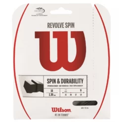 Wilson Revolve Spin 16g Tennis String Black (Set)