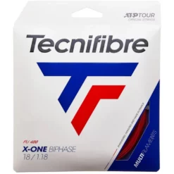 Tecnifibre X-One Biphase Tennis String 18g (Set) 5 Tecnifibre X-One Biphase Tennis String 18g (Set) -Tecnifibre Shop xonestring18 Tecnifibre XOne Biphase Tennis String 18g Set Red a 1000 1000